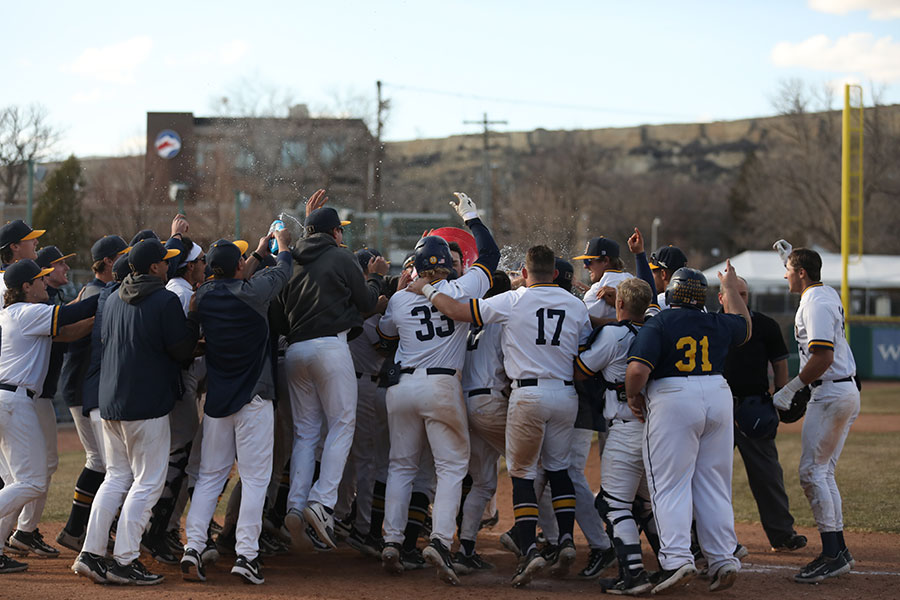 MSUB Baseball Celebration